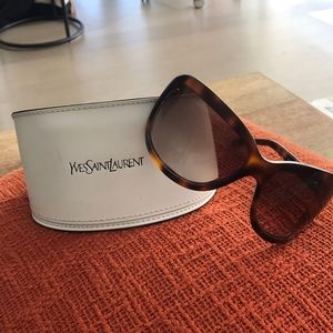 Yves Saint Laurent sunglasses in tortoise
